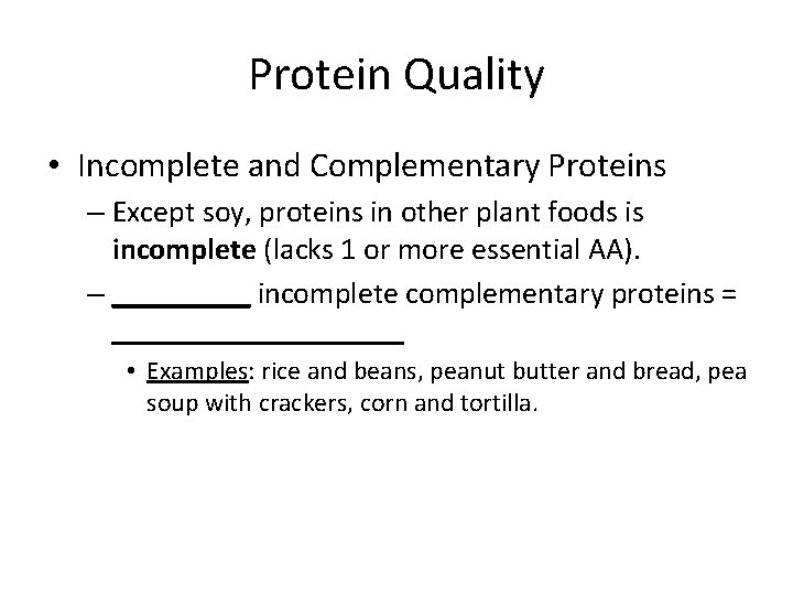 Proteins and Amino Acids Function Follows Form BIOL