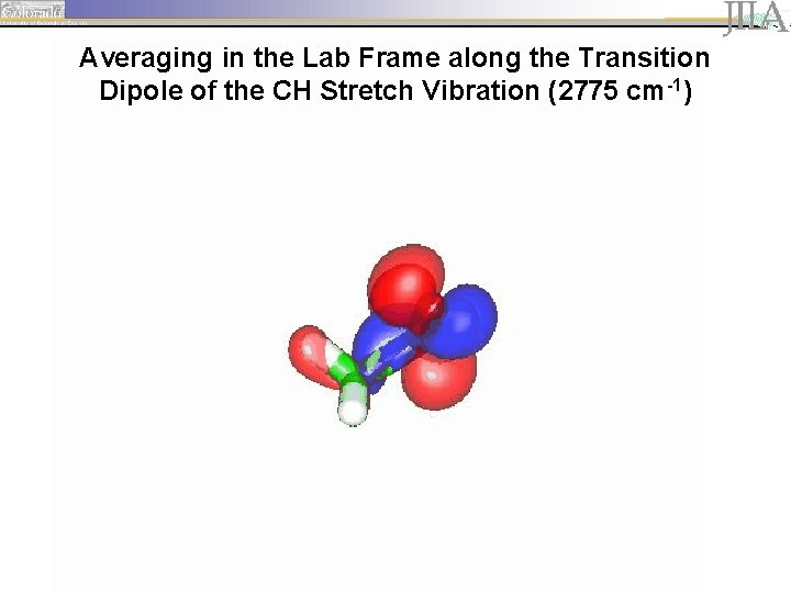 Averaging in the Lab Frame along the Transition Dipole of the CH Stretch Vibration