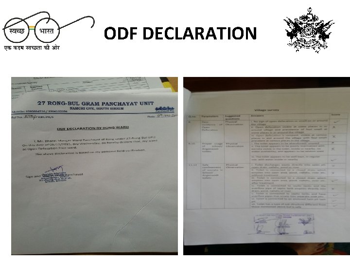 ODF DECLARATION 