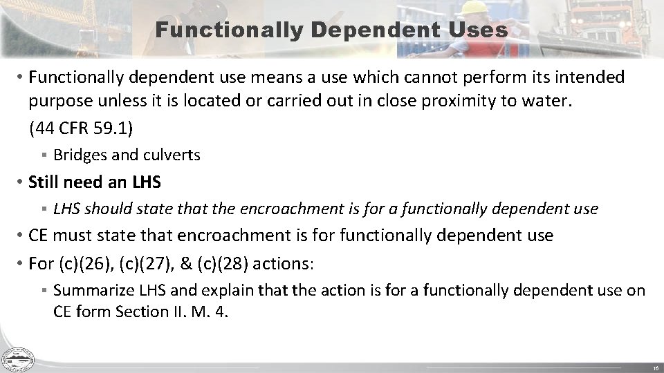 Functionally Dependent Uses • Functionally dependent use means a use which cannot perform its