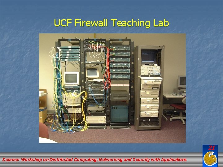 UCF Firewall Teaching Lab 21 Summer Workshop on Distributed Computing, Networking and Security with