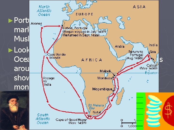 Indian ocean ► Portugal not done – a sea route to Asian markets (with