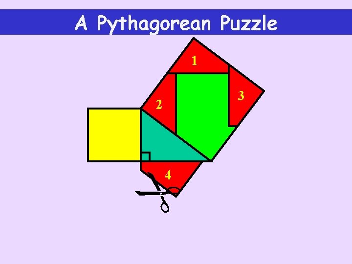 A Pythagorean Puzzle 1 3 2 4 