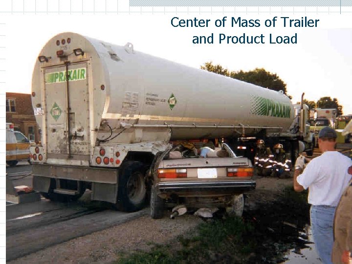 Center of Mass of Trailer and Product Load 