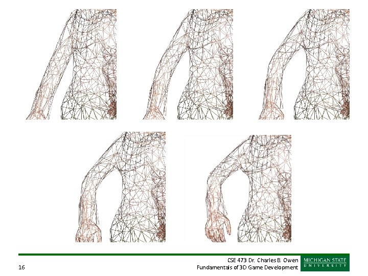 16 CSE 473 Dr. Charles B. Owen Fundamentals of 3 D Game Development 