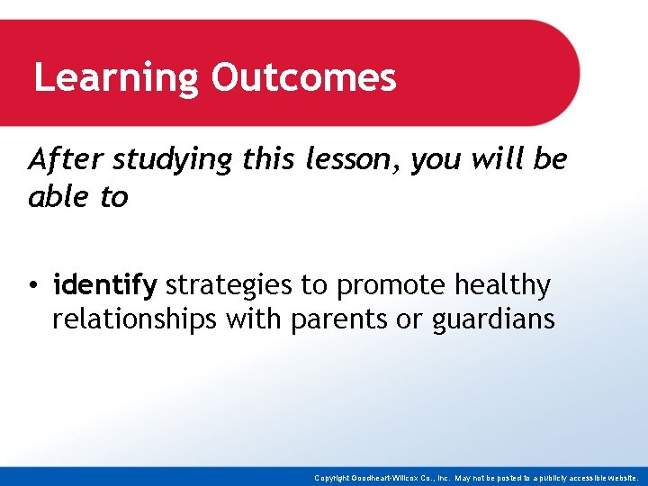 Learning Outcomes After studying this lesson, you will be able to • identify strategies