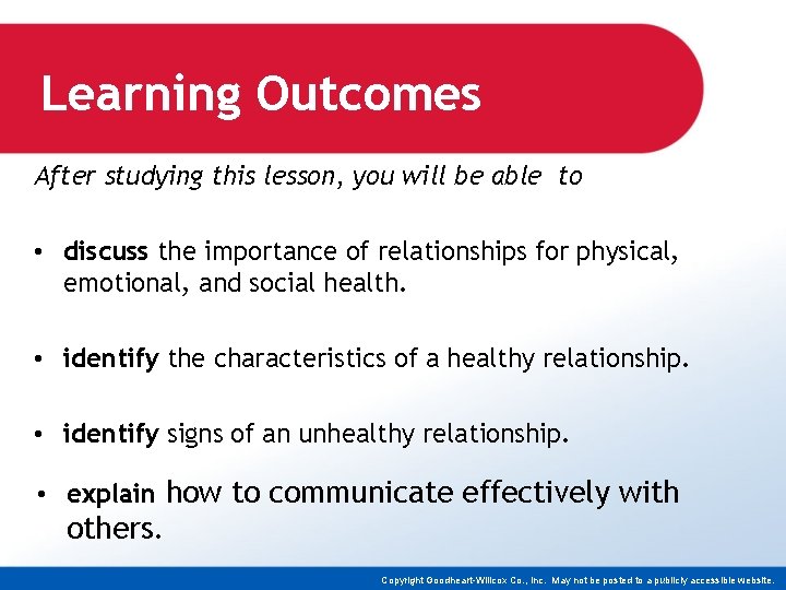 Learning Outcomes After studying this lesson, you will be able to • discuss the