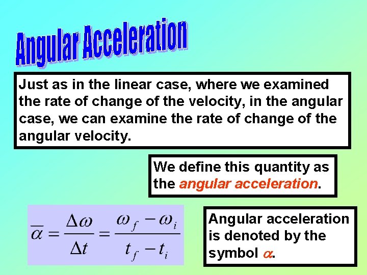 Just as in the linear case, where we examined the rate of change of