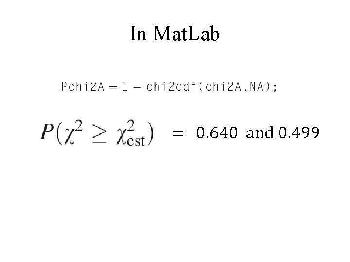 In Mat. Lab = 0. 640 and 0. 499 