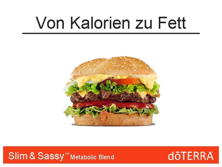 Von Kalorien zu Fett Slim & Sassy™™ Metabolic Blend 