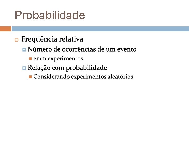 Probabilidade 