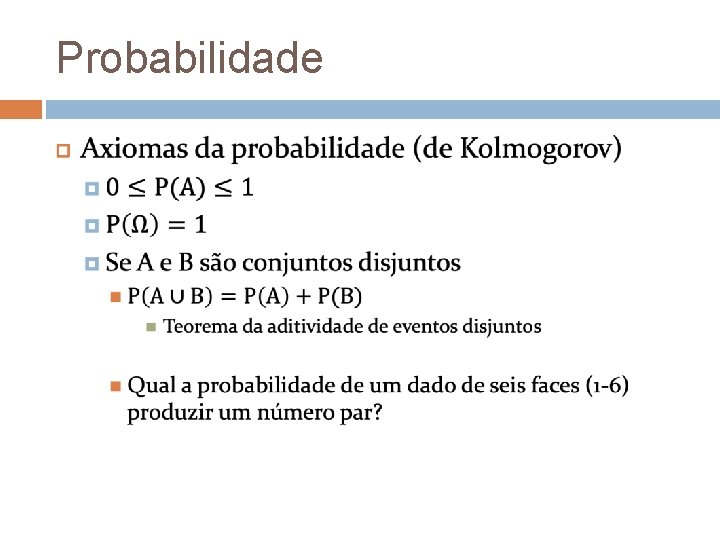 Probabilidade 