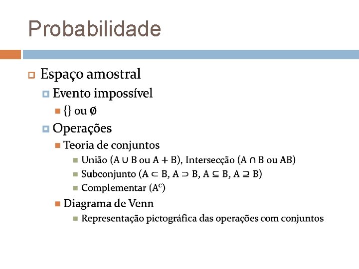 Probabilidade 