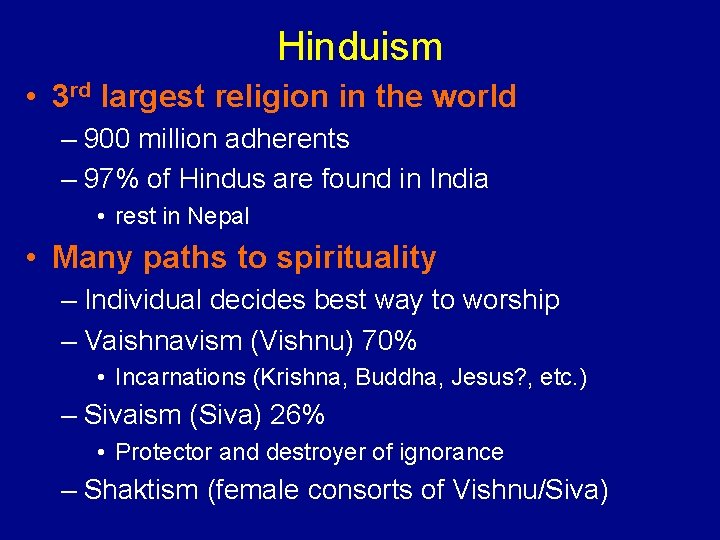 Ethnic Religions Why Do Religions Have Different Distributions