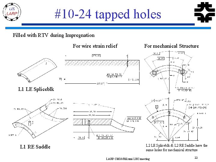 #10 -24 tapped holes Filled with RTV during Impregnation For wire strain relief For