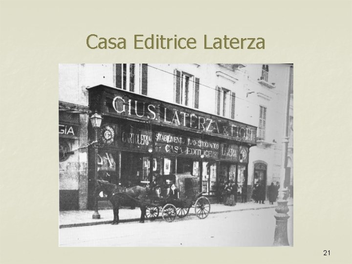 Casa Editrice Laterza 21 