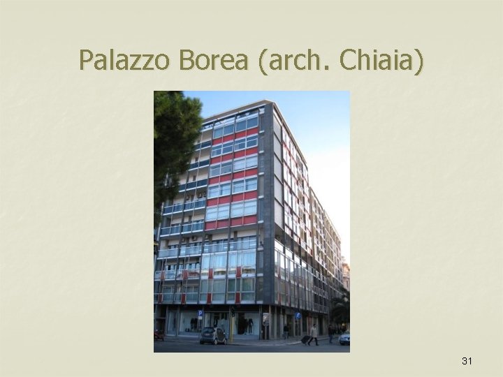Palazzo Borea (arch. Chiaia) 31 