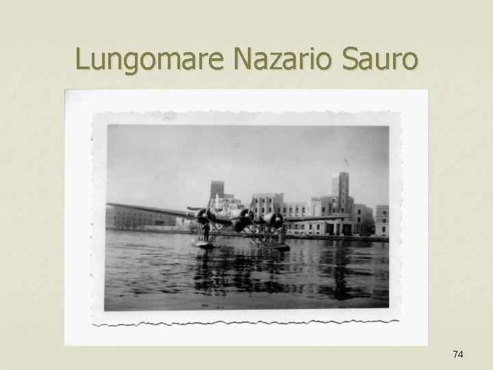 Lungomare Nazario Sauro 74 