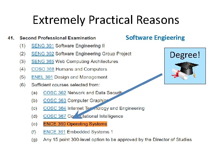 Extremely Practical Reasons Software Engieering Degree! 