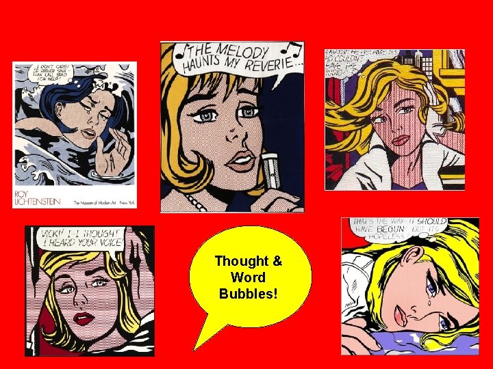 Thought & Word Bubbles! 