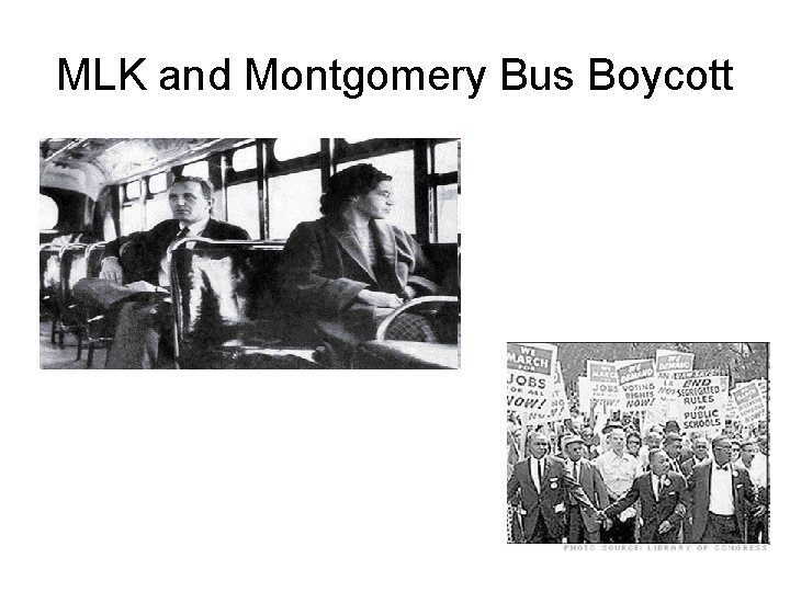 MLK and Montgomery Bus Boycott 