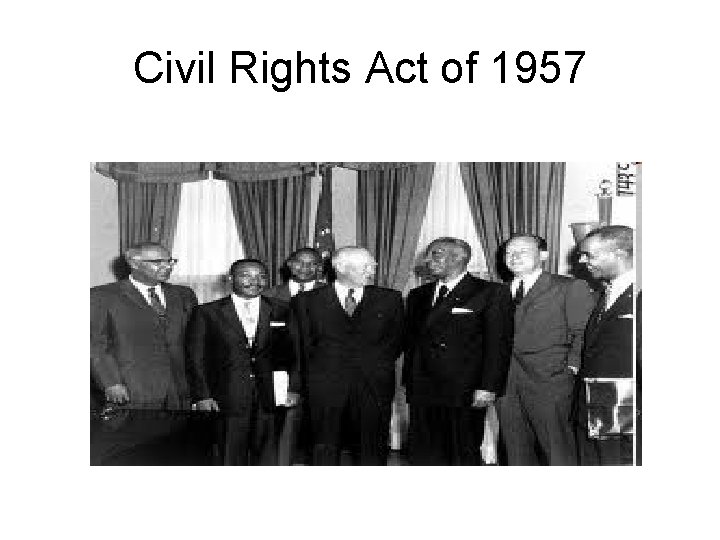 Civil Rights Act of 1957 