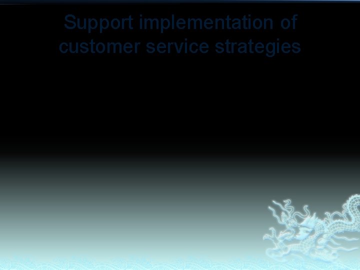 Support implementation of customer service strategies Part 2 