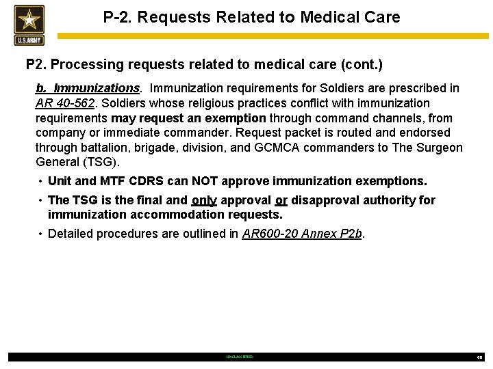 P-2. Requests Related to Medical Care P 2. Processing requests related to medical care