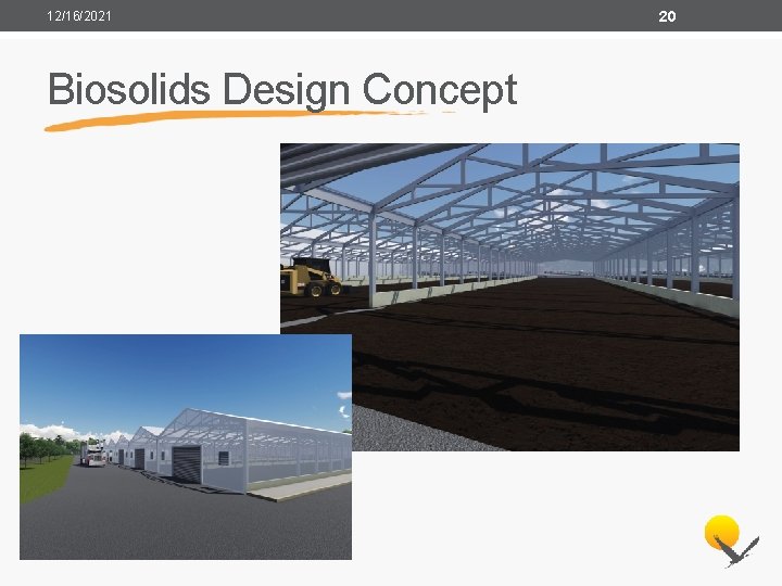 12/16/2021 Biosolids Design Concept 20 