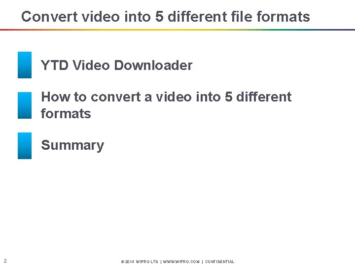 Convert video into 5 different file formats YTD Video Downloader How to convert a