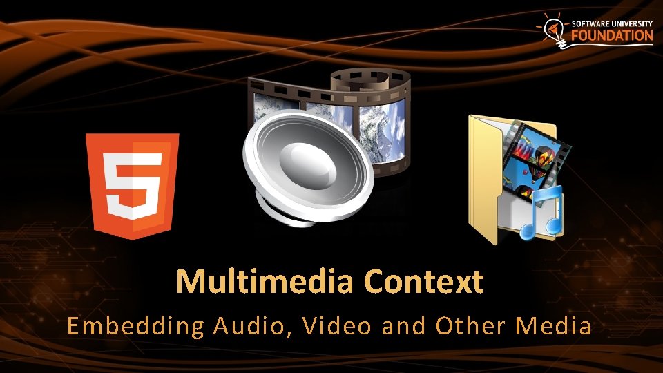 Multimedia Context Embedding Audio, Video and Other Media 