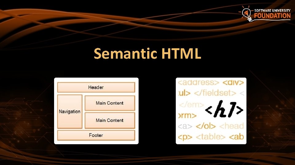 Semantic HTML 