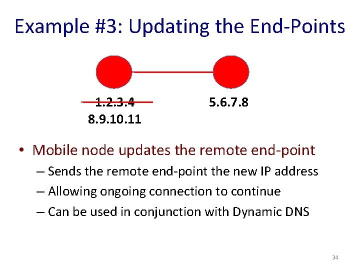 Example #3: Updating the End-Points 1. 2. 3. 4 8. 9. 10. 11 5.