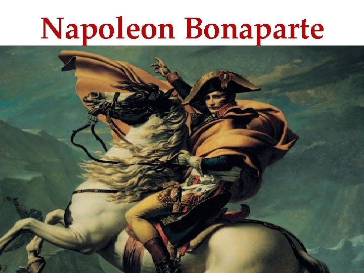 Napoleon Bonaparte 