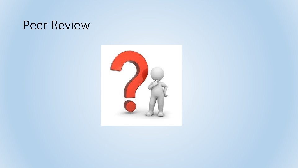 Peer Review 