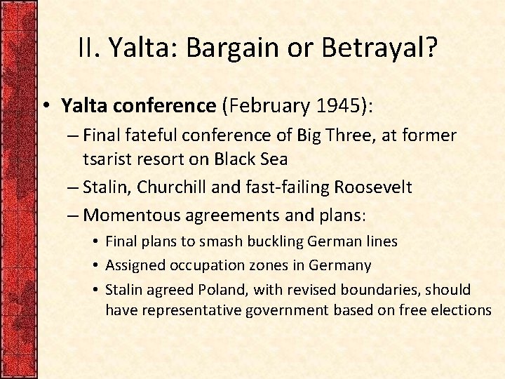 Chapter 35 The Cold War Begins 1945 1952