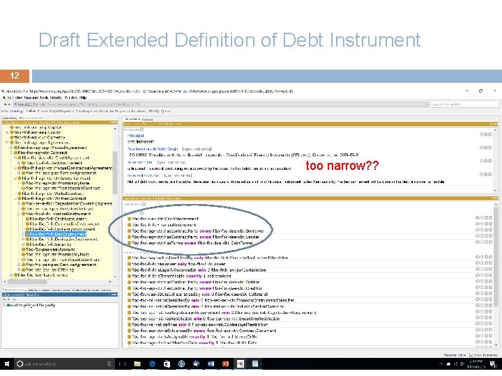 Draft Extended Definition of Debt Instrument 12 too narrow? ? 