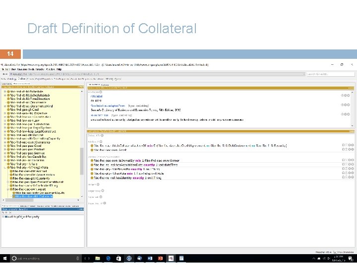 Draft Definition of Collateral 14 
