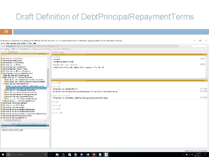 Draft Definition of Debt. Principal. Repayment. Terms 20 