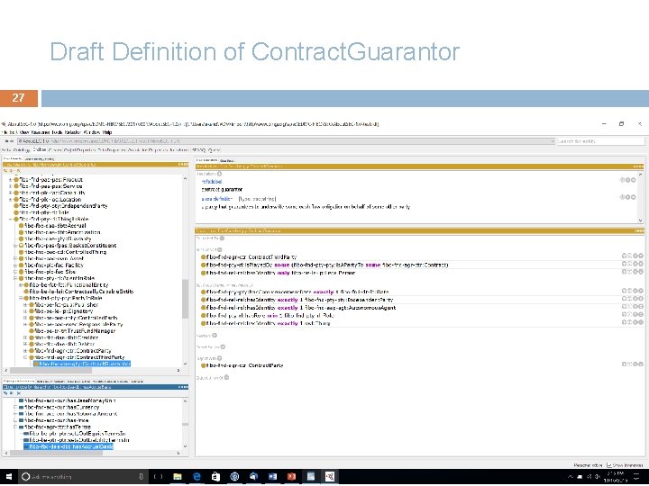 Draft Definition of Contract. Guarantor 27 