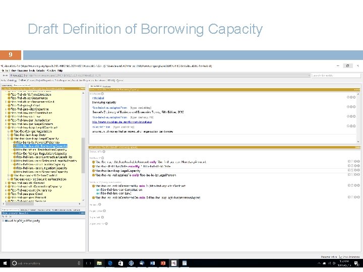 Draft Definition of Borrowing Capacity 9 