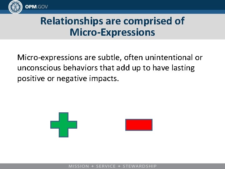 Relationships are comprised of Micro-Expressions Micro-expressions are subtle, often unintentional or unconscious behaviors that