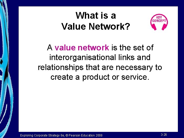 What is a Value Network? A value network is the set of interorganisational links