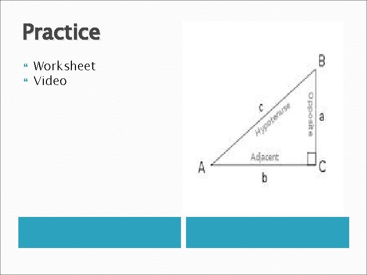 Practice Worksheet Video 
