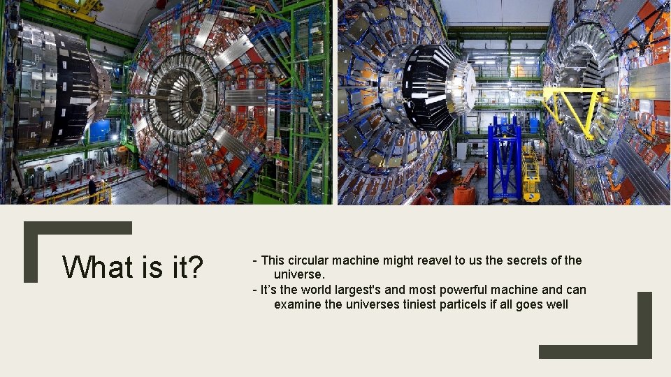 What is it? - This circular machine might reavel to us the secrets of