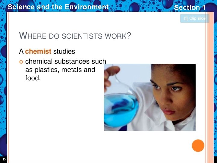 Science and the Environment Section 1 