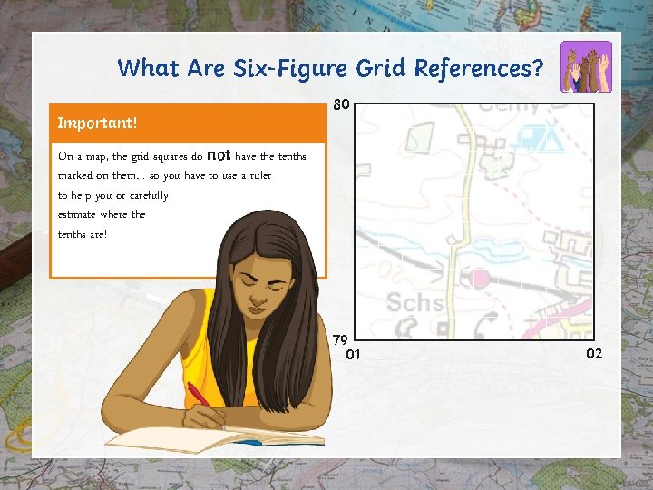 What Are Six-Figure Grid References? 80 Important! On a map, the grid squares do What Are Six-Figure Grid References? 80 Important! On a map, the grid squares do