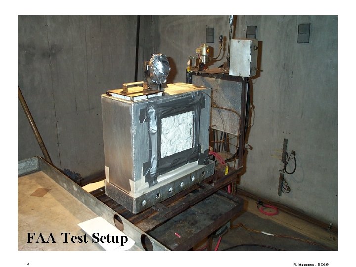 FAA Test Setup 4 R. Mazzone - BCAG 