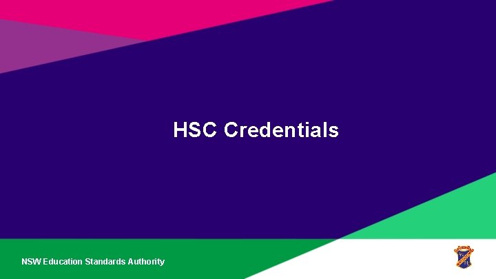 HSC Credentials NSW Education Standards Authority 