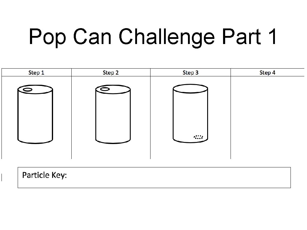 Pop Can Challenge Part 1 